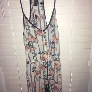 Medium sized floral romper